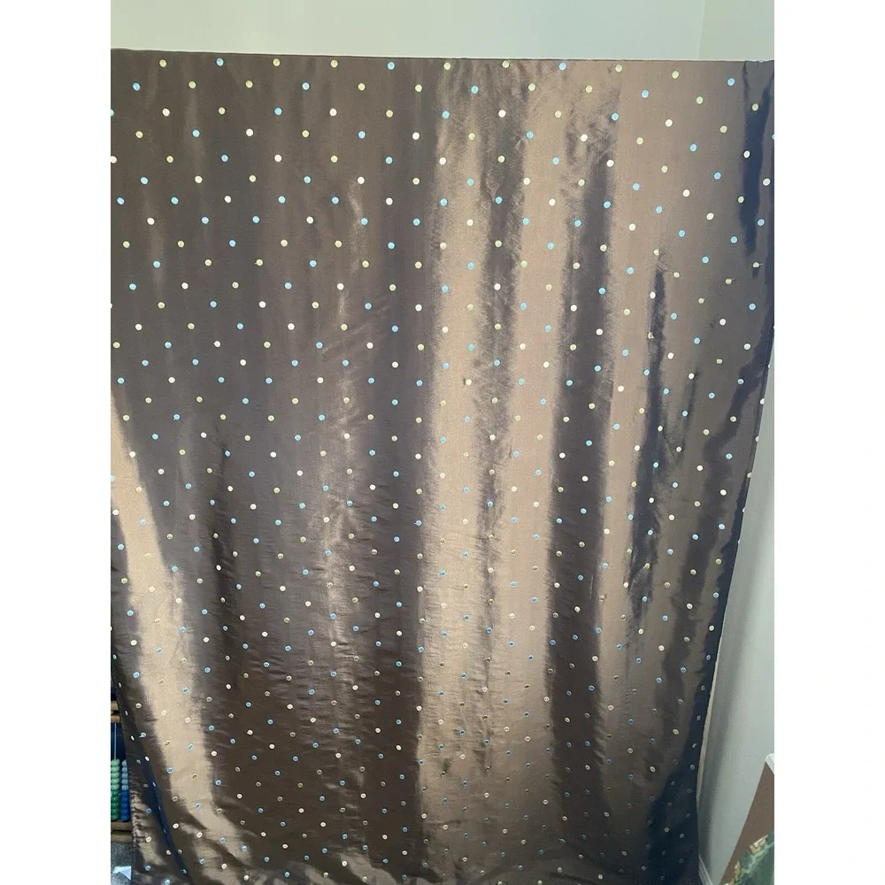 Pier 1 Imports Window Curtain 2 Panels Brown 54-94